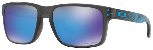 Holbrook in Matte Gray Smoke / Prizm Sapphire Iridium