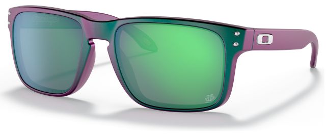 Holbrook in Matte Purple/Green Shift / Prizm Jade Iridium