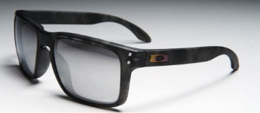 Holbrook in Matte Black Tortoise / Chrome Iridium