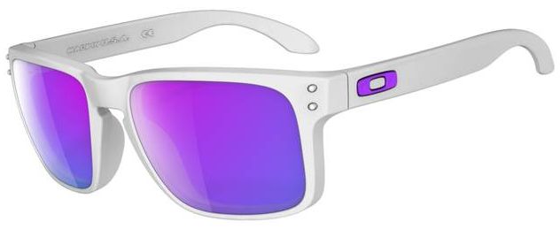 Holbrook in Matte White / Violet Iridium