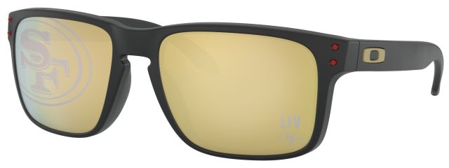 Holbrook in Matte Black / Prizm 24K Gold Iridium