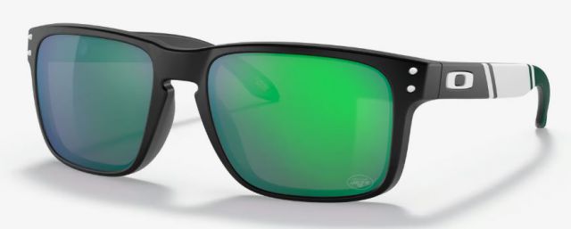 Holbrook in Matte Black / Prizm Jade Iridium