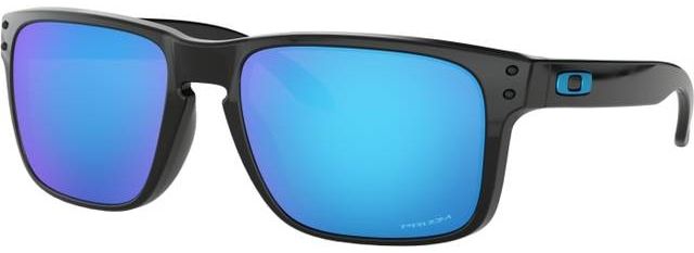 Holbrook in Polished Black / Prizm Sapphire Iridium
