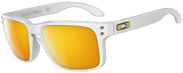 Holbrook in Polished White / 24K Gold Iridium