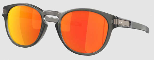 Latch (AF) in Matte Grey Smoke / Prizm Ruby Iridium Polarized