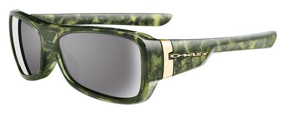 Montefrio (Stretchline) in Olive Tortoise - Olive Chrome Band / Grey