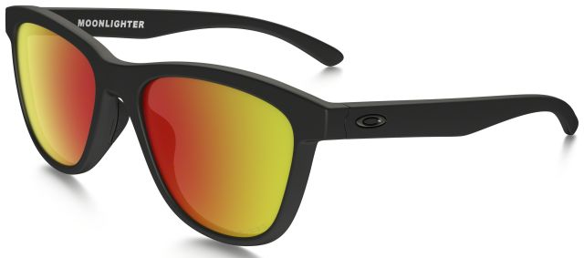 Moonlighter in Matte Black / Ruby Iridium Polarized