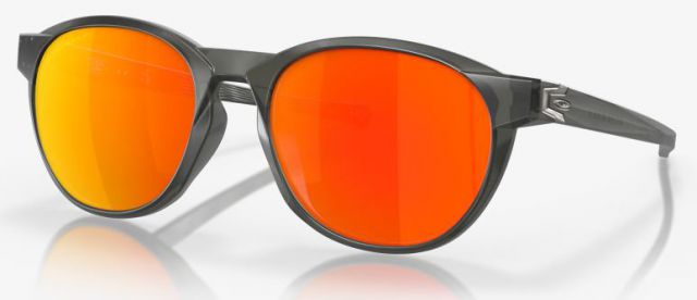 Reedmace in Matte Grey Smoke / Prizm Ruby Iridium Polarized
