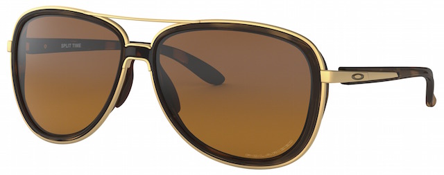 Split Time in Brown Tortoise - Satin Gold / Brown Gradient Polarized