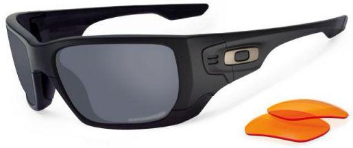 Style Switch in Matte Black w/Persimmon / Grey Polarized