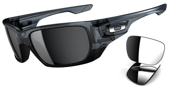Style Switch in Crystal Black w/Chrome Iridium / Black Iridium Polarized