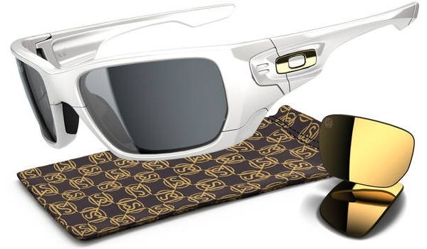 Style Switch in Polished White w/24K Gold Iridium / Grey Polarized