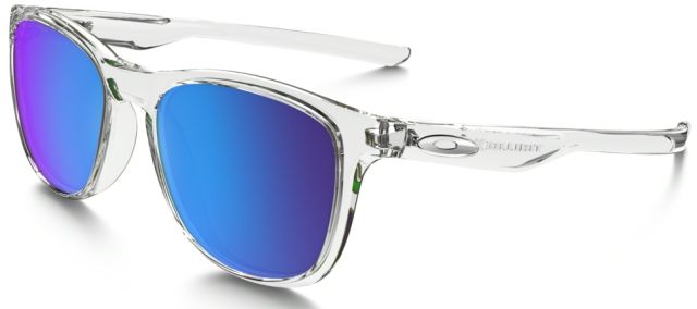 Trillbe X in Matte Clear / Sapphire Iridium Polarized