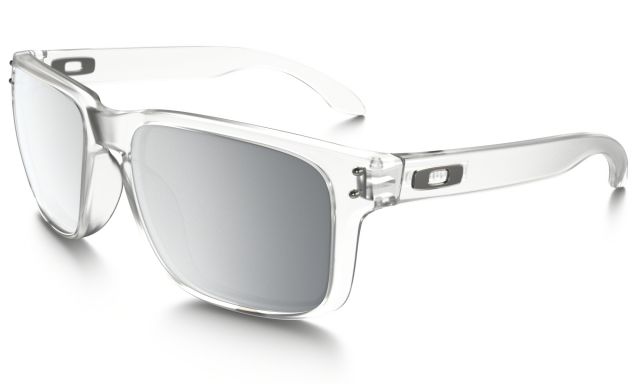 Holbrook in Matte Clear / Chrome Iridium