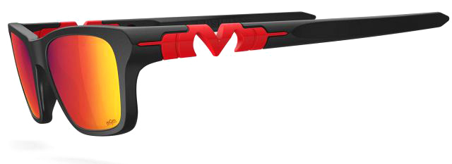 Business in BLAZIN Matte Black / Blaze Plasmachromatic m9m