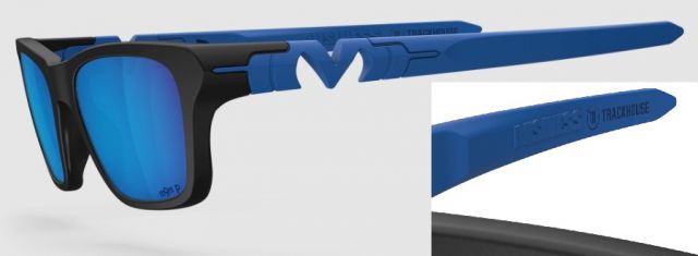 Business in Matte Black / Trackhouse Blue / Glacier Plasmachromatic Polarized m9m p