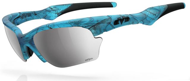 Gigawatt in Matte Ice / Black Splatter / Silver Plasmachromatic m9m