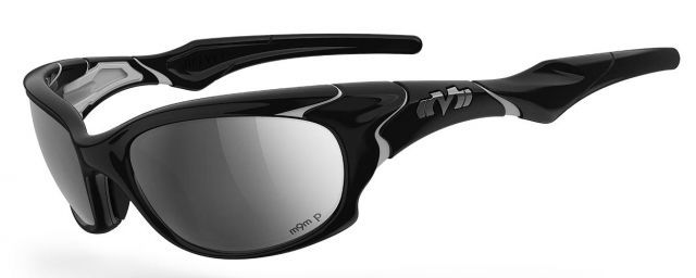 Jigawatt in Gloss Black / White / Obsidian Plasmachromatic Polarized