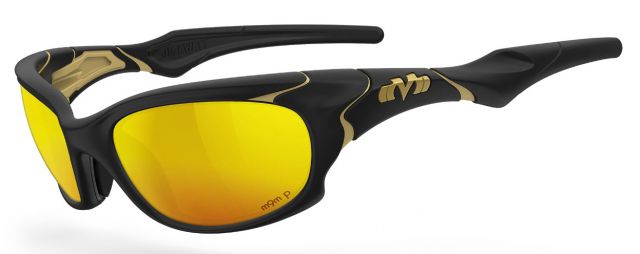 Jigawatt in Matte Black / Gold / Gold Plasmachromatic Polarized m9m