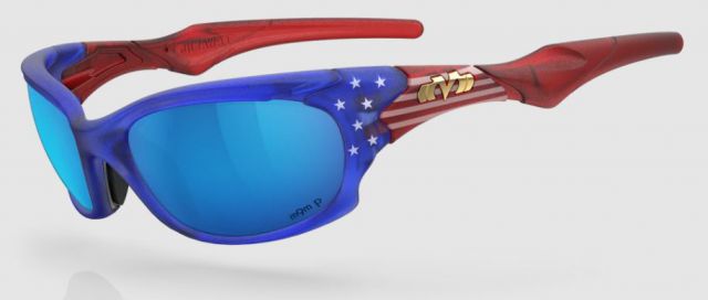 Jigawatt in Matte Stars & Stripes / Glacier Plasmachromatic Polarized m9m p