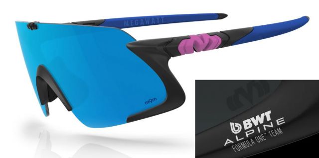 Megawatt in Matte Black / Blue / Glacier Plasmachromatic m9m
