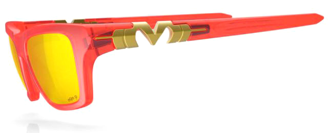 Pleasure in Matte Hot / Gold Plasmachromatic Polarized m9m p