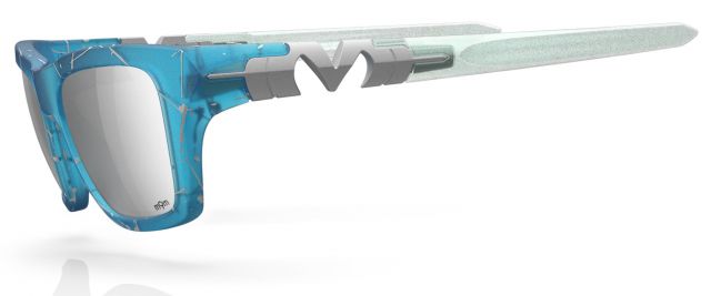 Pleasure in Matte Ice / Silver Splatter / Silver Plasmachromatic m9m