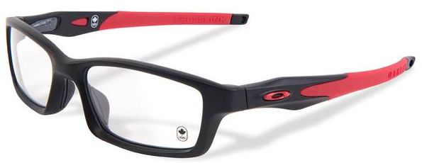 Crosslink in Satin Black/Red / Clear