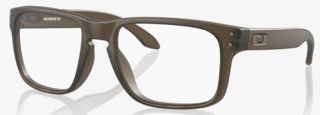 Holbrook Rx in Satin Brown Smoke / Clear