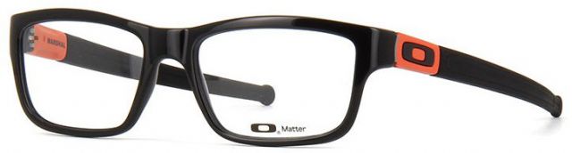 Marshal in Polished Black - Orange (53) / Clear