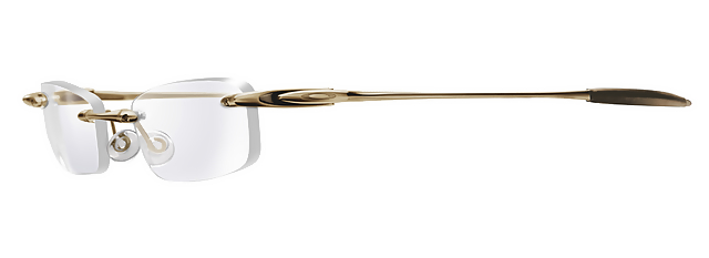 Why 3 Rx in Titanium Matte Gold (Lens 2) / Clear