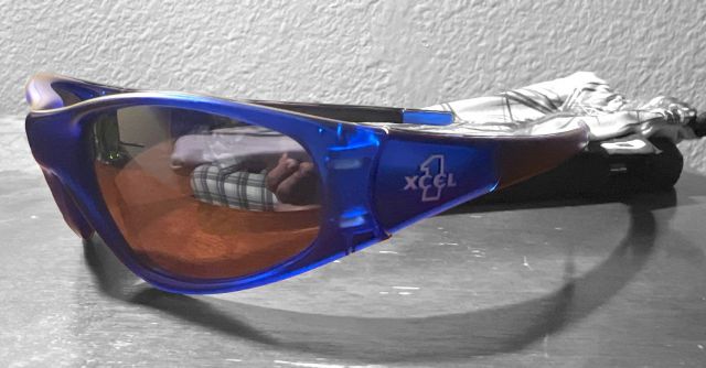 Straight Jacket in Matte Crystal Blue / Black Iridium