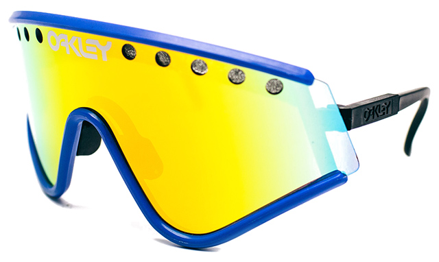 Eyeshade in Blue / Orange Iridium