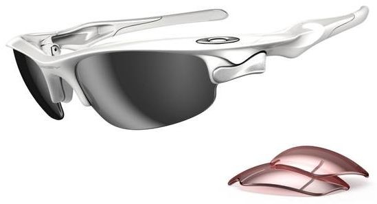 Fast Jacket (AF) in Polished White w/G40 / Slate Iridium