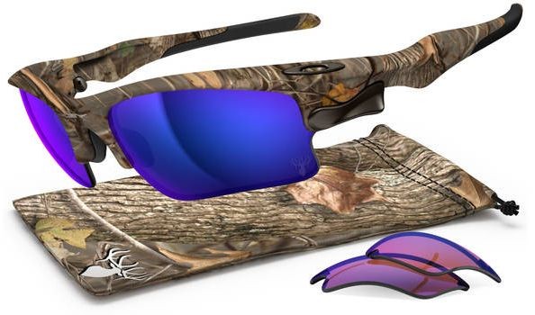 Fast Jacket XL in Kings Woodland Camo w/G30 Iridium / Shallow Blue Polarized