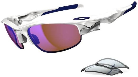Fast Jacket in Polished White / VR28 Blue Iridium & Grey