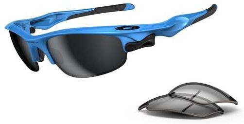 Fast Jacket in Sky Blue / Black Iridium / Clear