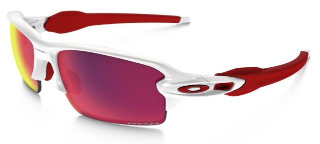 Flak 2.0 in Polished White / Prizm Road