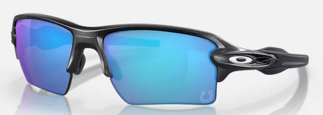 Flak 2.0 XL in Matte Black / Prizm Sapphire Iridium