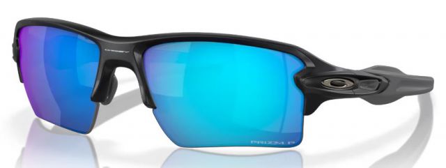 Flak 2.0 XL in Matte Black / Prizm Sapphire Iridium