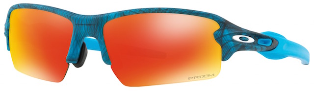 Flak 2.0 (AF) in Aero Grid Sky / Prizm Ruby Iridium
