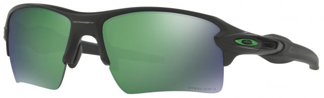 Flak 2.0 XL in Matte Black / Prizm Jade Iridium Polarized