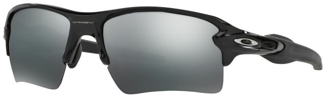 Flak 2.0 XL in Polished Black / Black Iridium