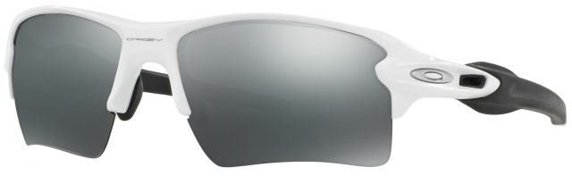 Flak 2.0 XL in Polished White / Black Iridium