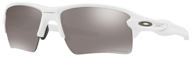 Flak 2.0 XL in Polished White / Prizm Black Iridium Polarized