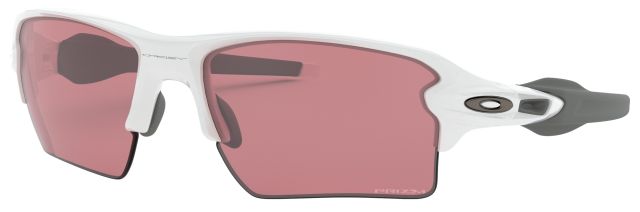 Flak 2.0 XL in Polished White / Prizm Dark Golf