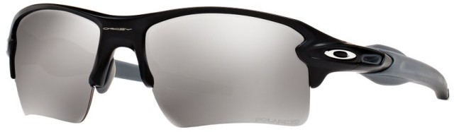 Flak 2.0 XL in Matte Black / Chrome Iridium Polarized