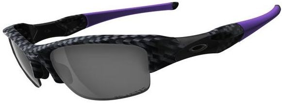 Flak Jacket (AF) in Matte Carbon Fiber / Light Grey Polarized