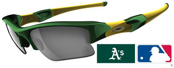 Flak Jacket XLJ in Oakland Athletics - Green / Black Iridium