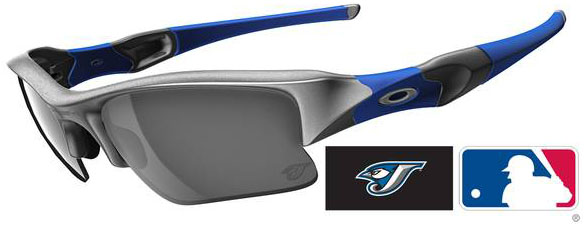 Flak Jacket XLJ in Toronto Blue Jays - Silver / Black Iridium